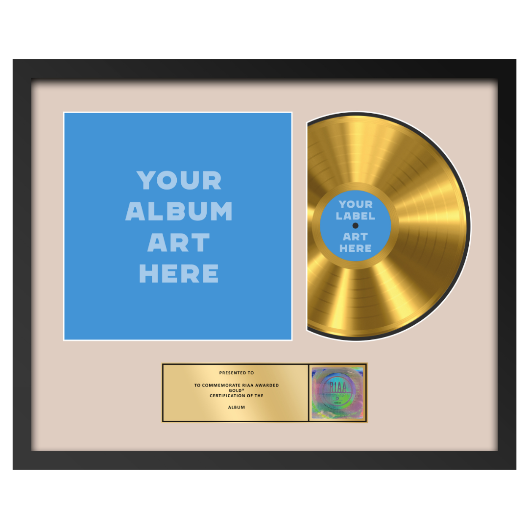 25"x20" RIAA Gold Award