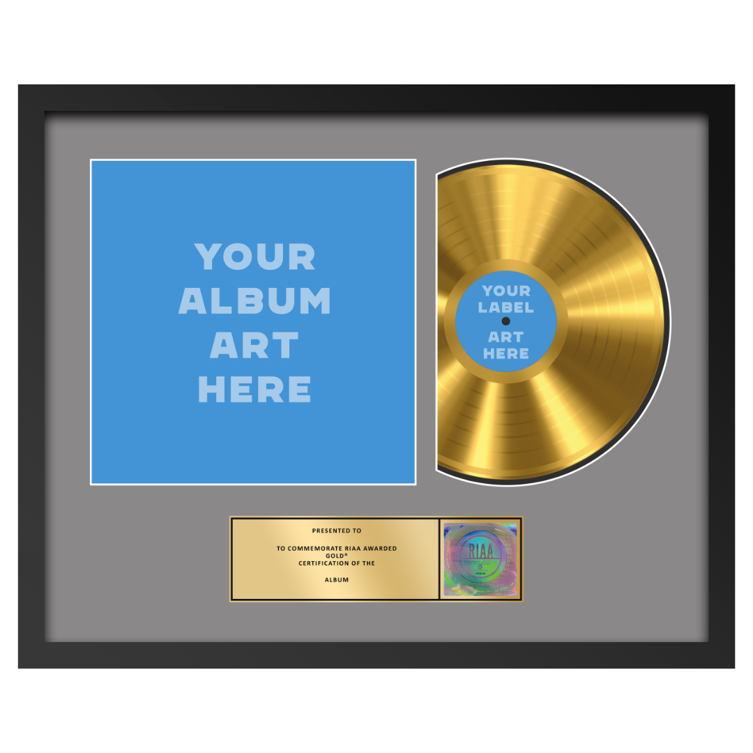 25"x20" RIAA Gold Award