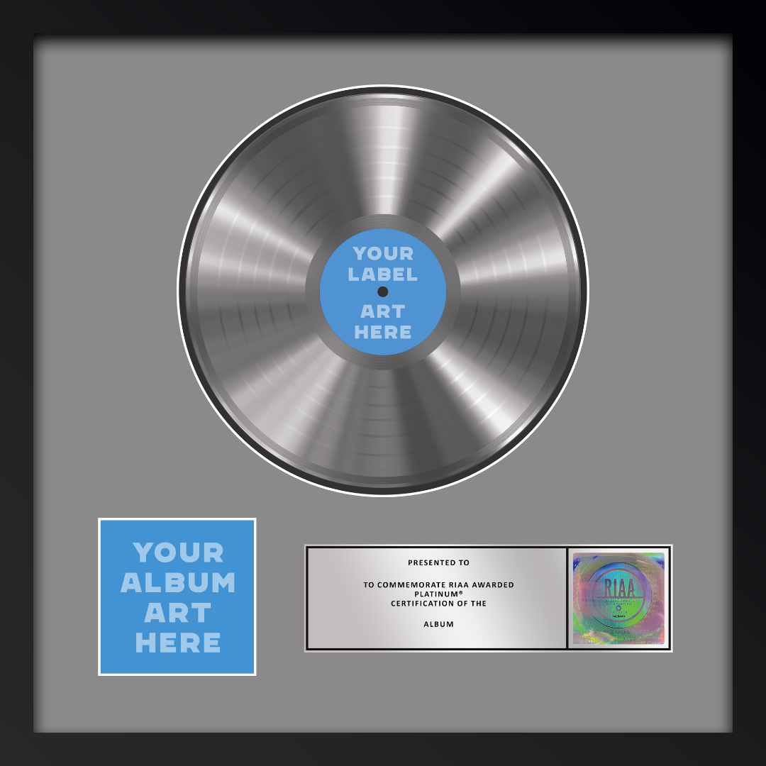 21"x21" RIAA Platinum Award