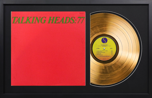 Talking Heads - Talking Heads: 77 - 24K Gold Framed Album