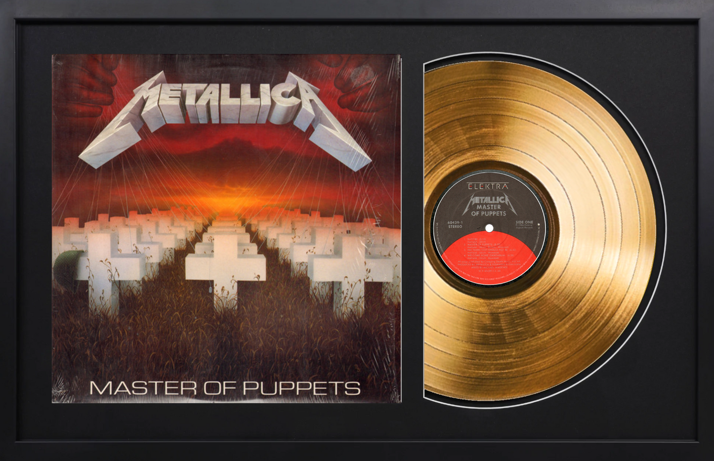 Metallica - Master Of Puppets - 24K Gold Plated, Limited Edition Album