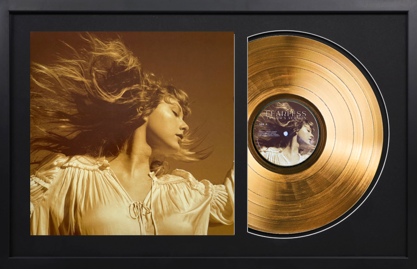 Taylor Swift - Fearless (Taylor's Version) - 24K Gold Record - Limited Edition Album