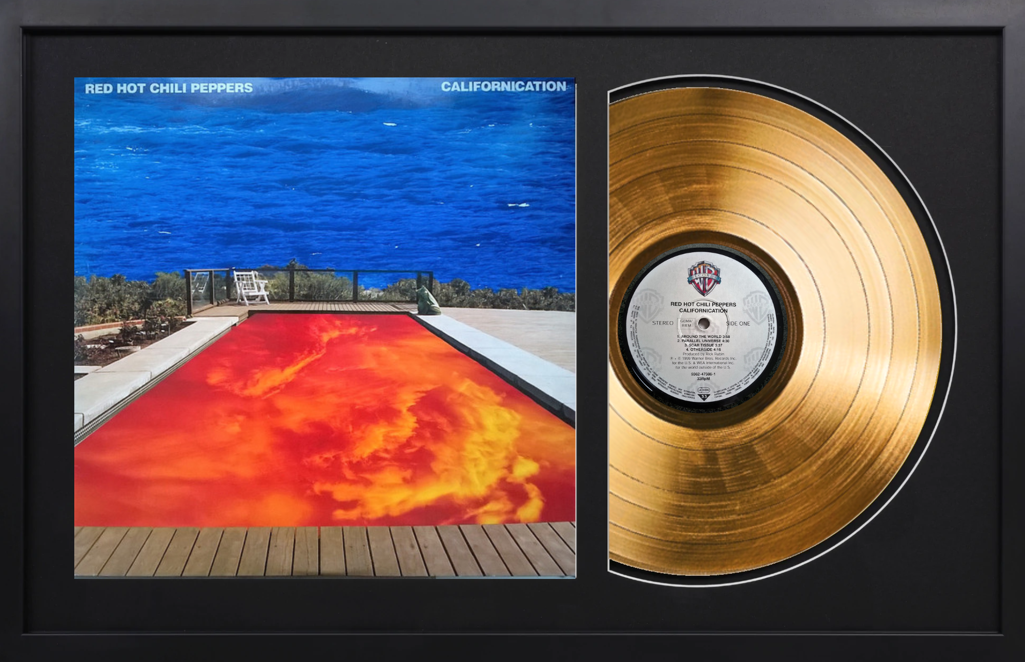Red Hot Chili Peppers - Californication - 14K Gold Plated, Limited Edi –  Gold Records USA