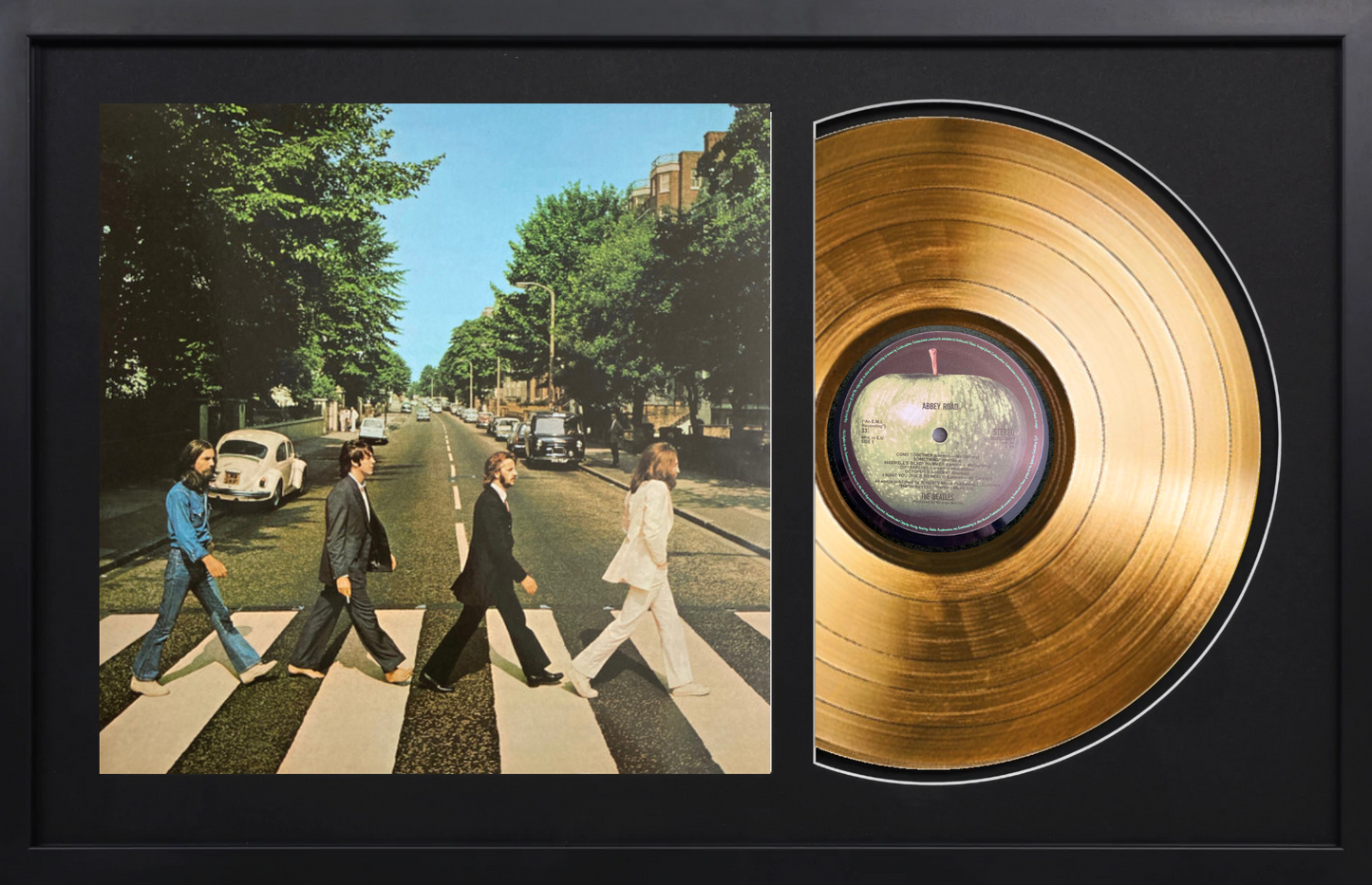 The Beatles - Abbey Road - 24K Gold Plated, Limited Edition Album
