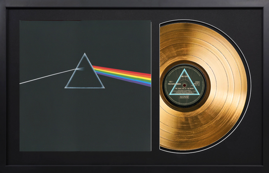 Pink Floyd - Dark Side of Moon - 14K Gold Framed Album
