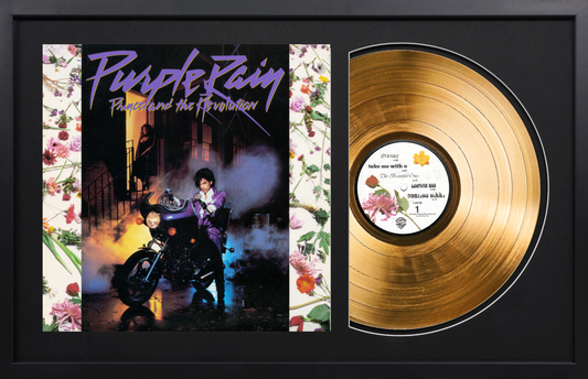 Prince and the Revolution - Purple Rain - 24K Gold Framed Album