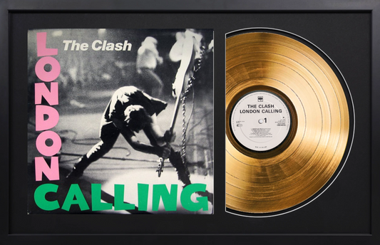 The Clash - London Calling - 14K Gold Framed Album