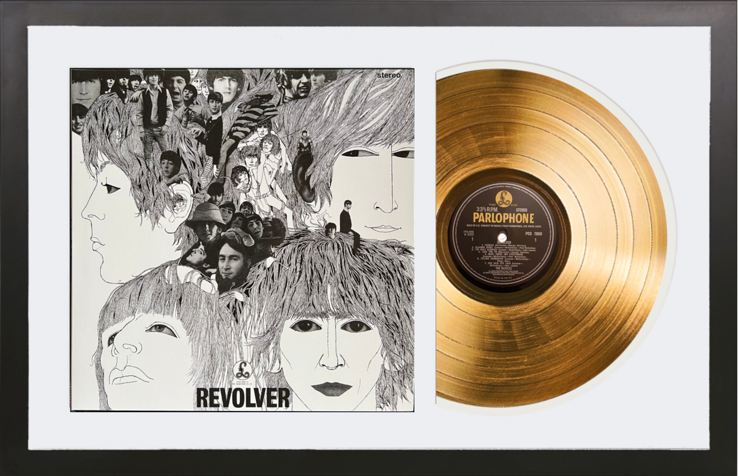 The Beatles - Revolver - 14K Gold Record - Limited Edition Vinyl
