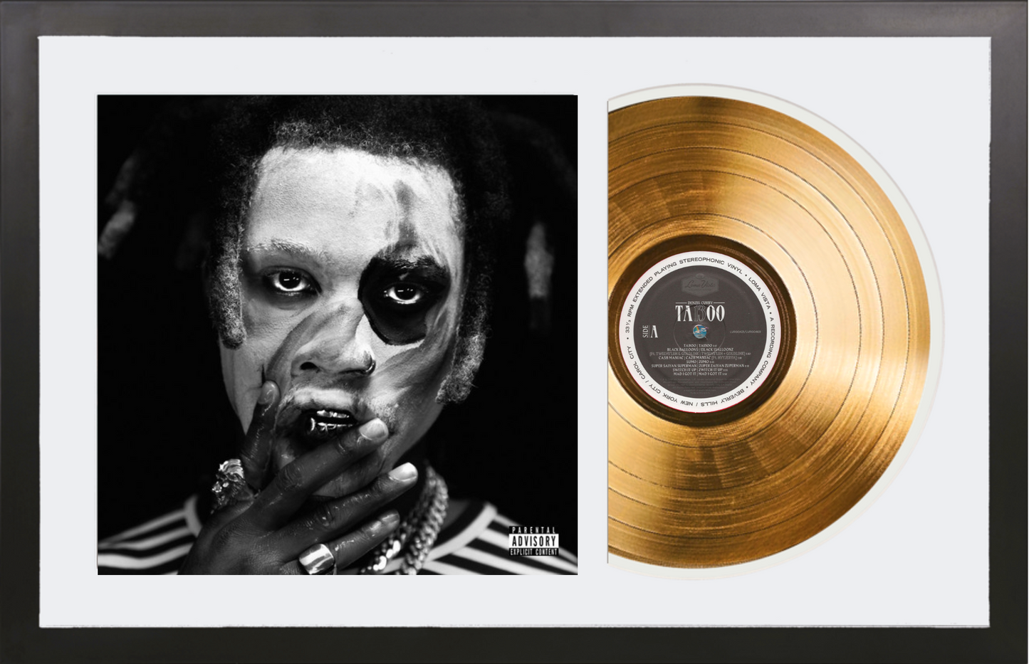 Denzel Curry - TA13OO - 14K Gold Framed Album