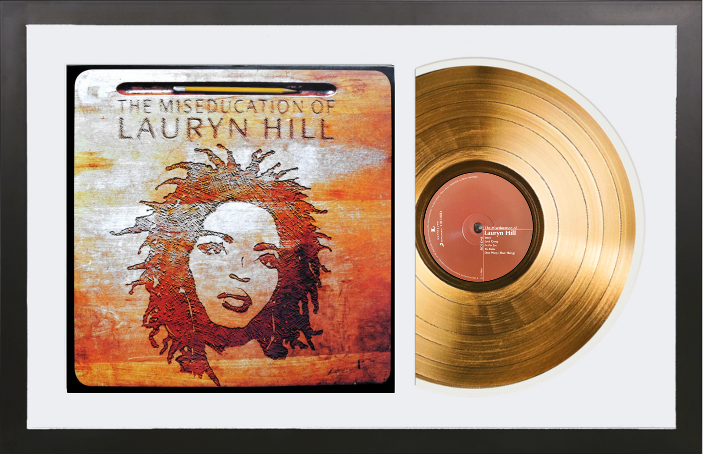 Lauryn Hill - The Miseducation of Lauryn Hill - 14K Gold Framed Album