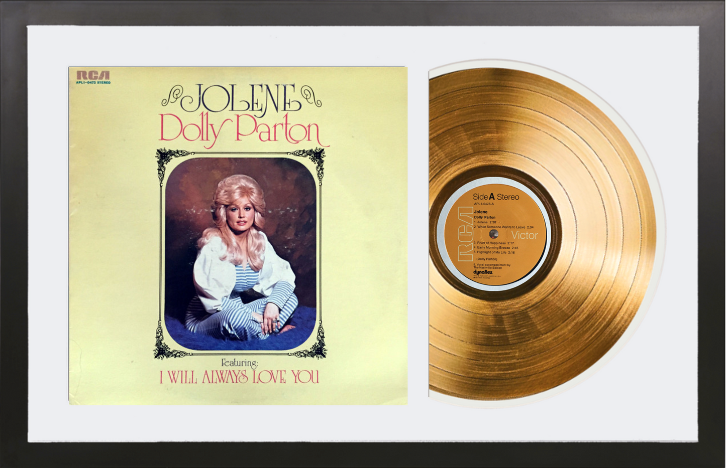 Dolly Parton - Jolene - 24K Gold Plated Vinyl