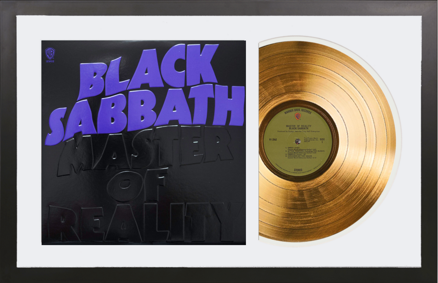 Black Sabbath - Master of Reality - 24K Gold Plated Vinyl