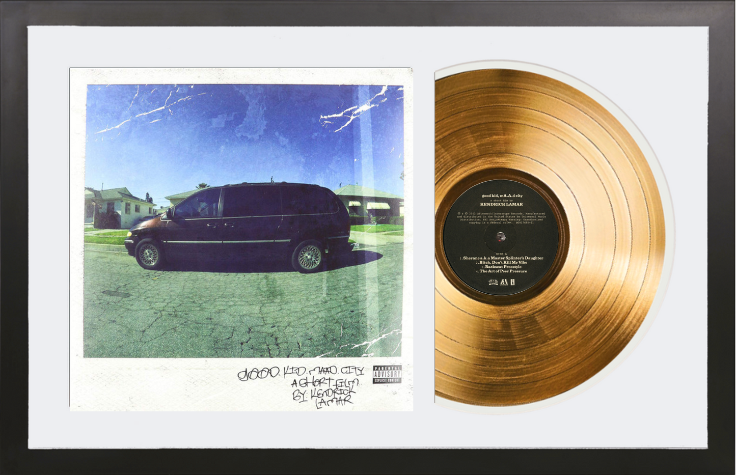 Kendrick Lamar - Good Kid, M.A.A.D City - 24K Gold Plated, Limited Edition Album