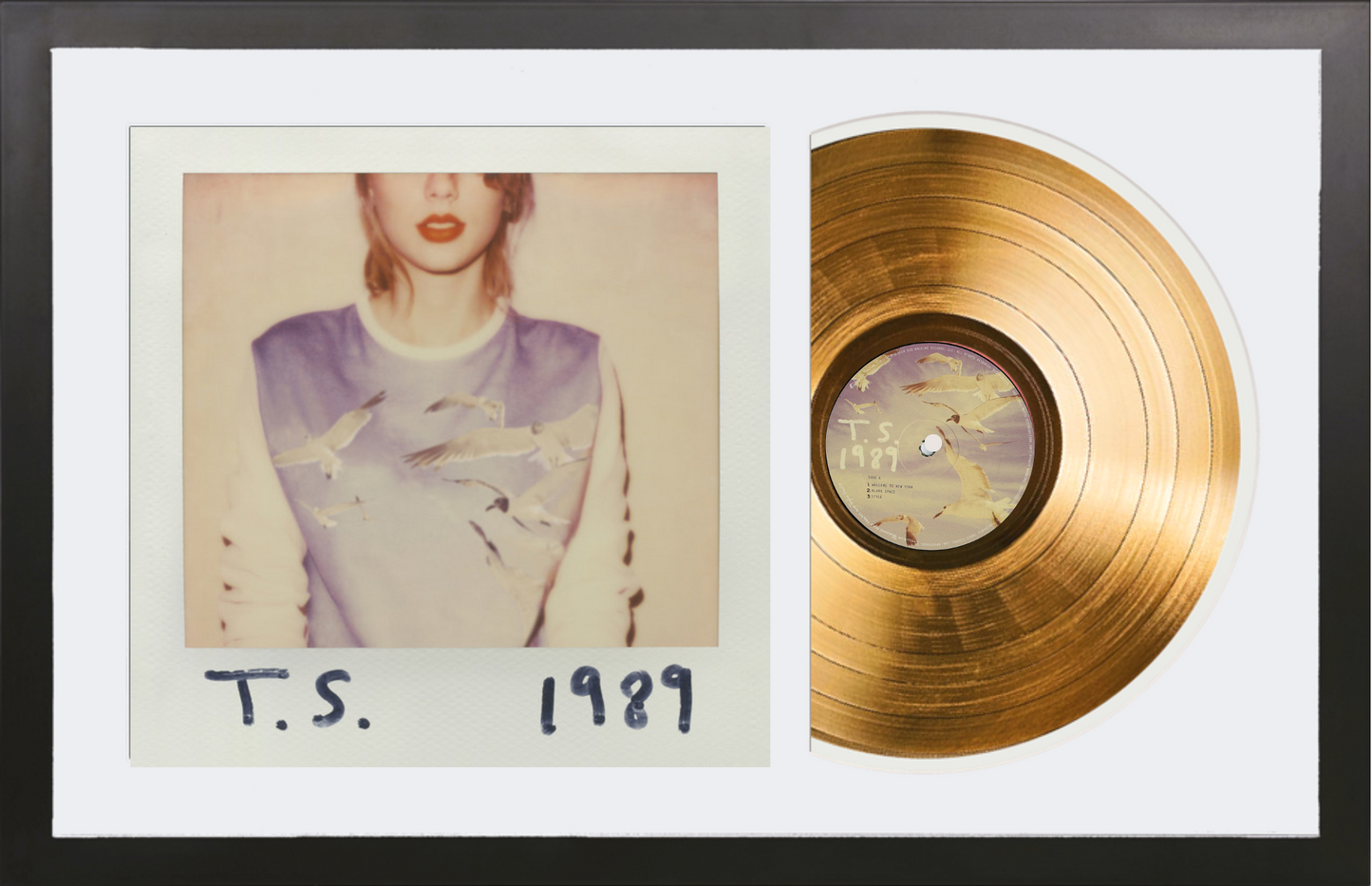 Taylor Swift - 1989 - 24K Gold Framed Album