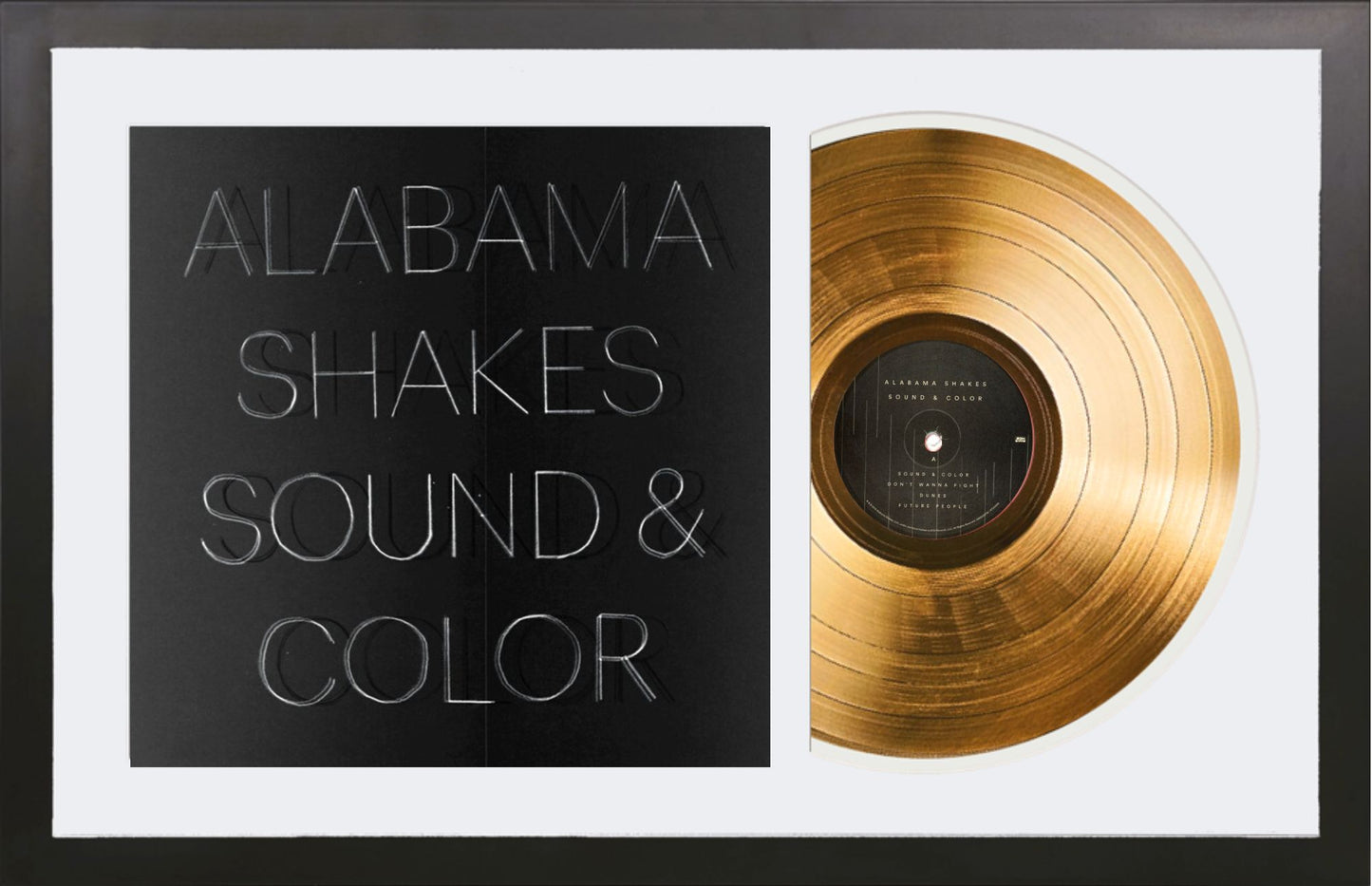 Alabama Shakes - Sound & Color - 14K Gold Framed Album