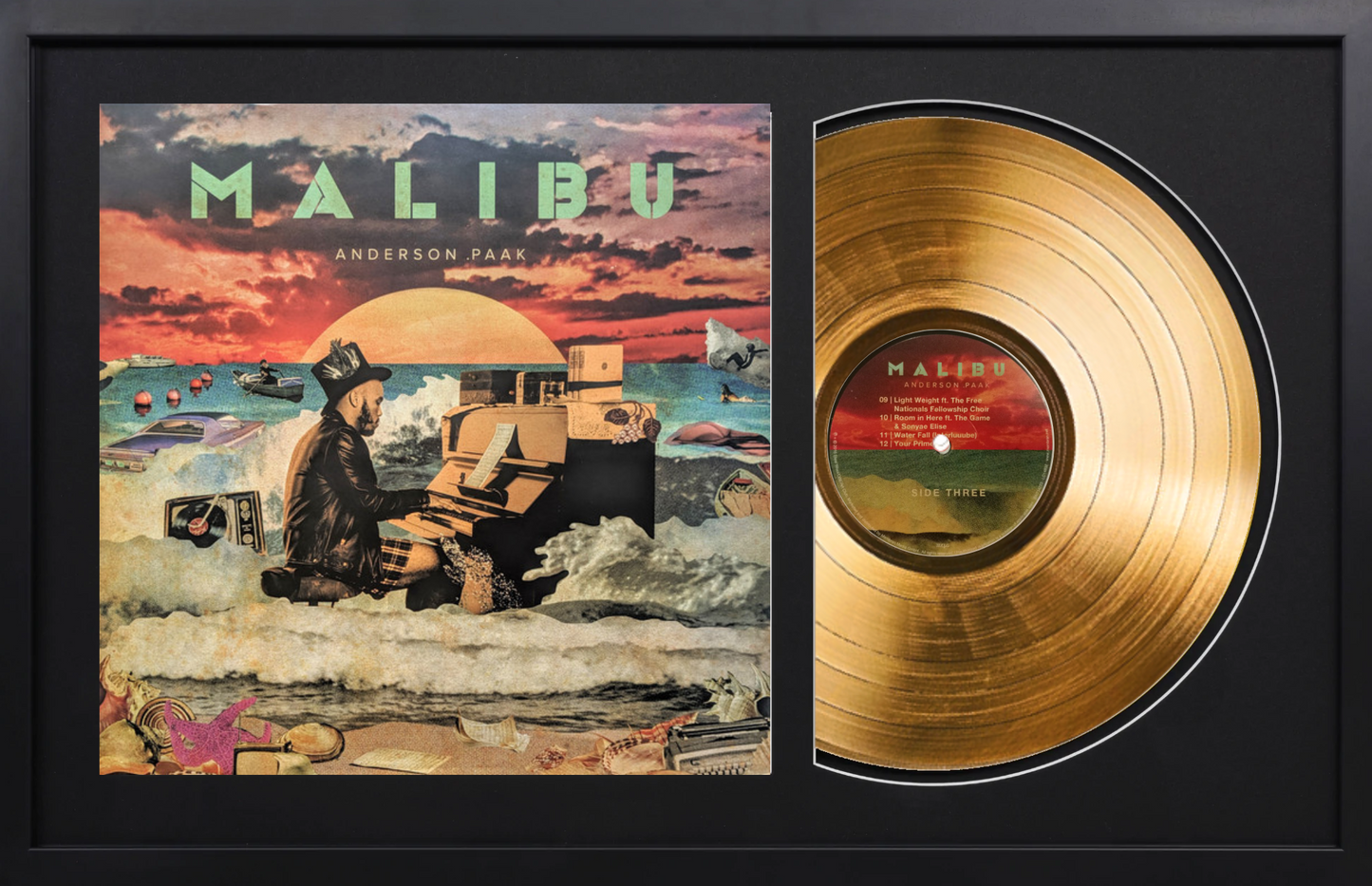 Anderson .Paak - Malibu - 14K Gold Framed Album