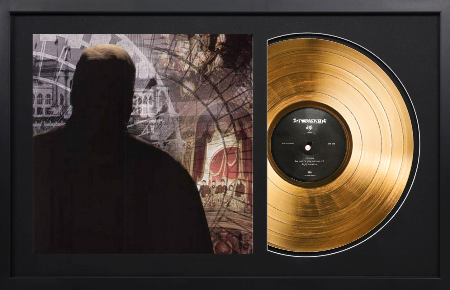 My Morning Jacket - Evil Urges - 14K Gold Framed Album - Limited Edition Vinyl