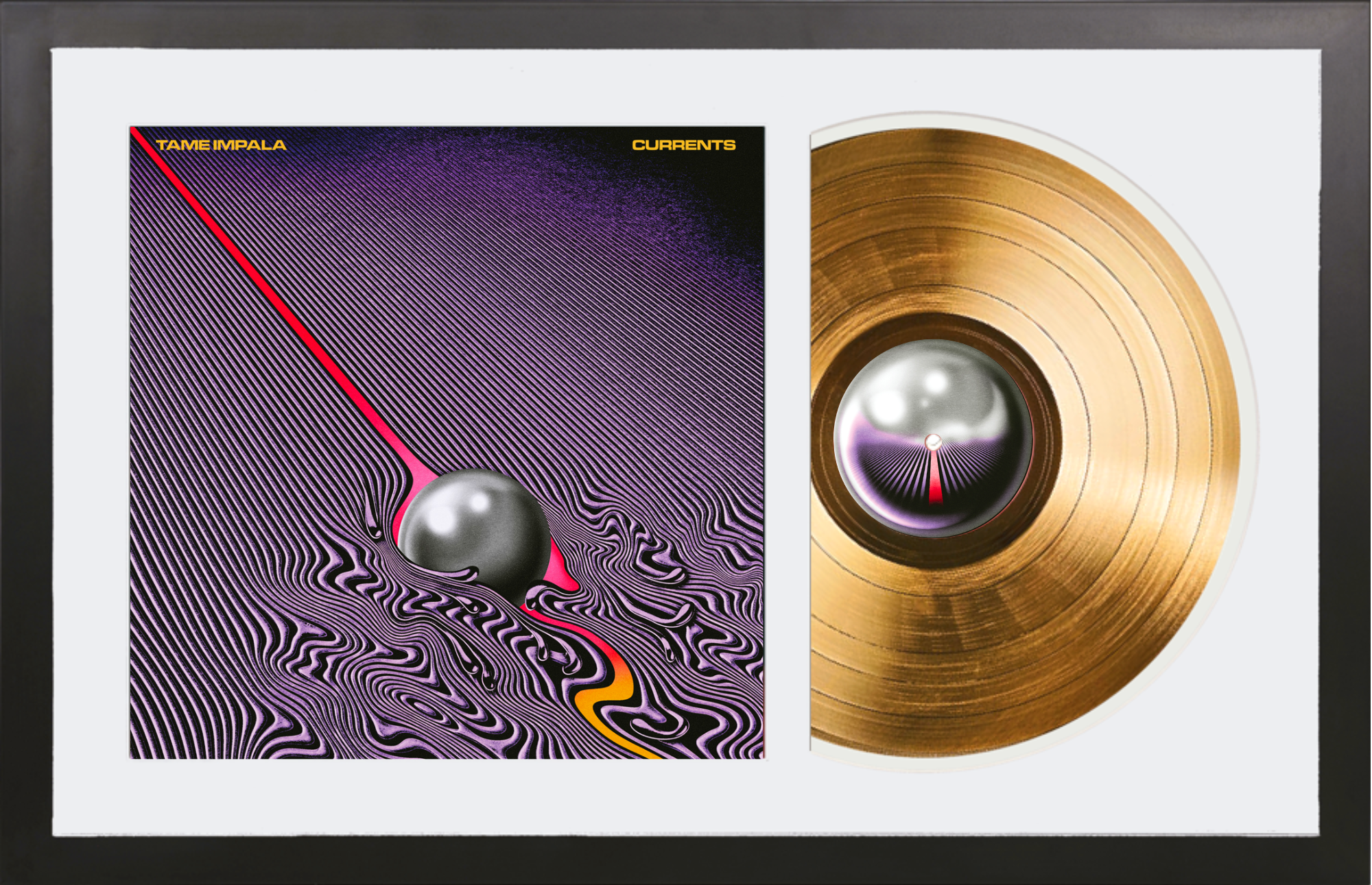lommeregner udlejeren Glat Tame Impala - Currents - 14K Gold Plated, Limited Edition Album – Gold  Records USA