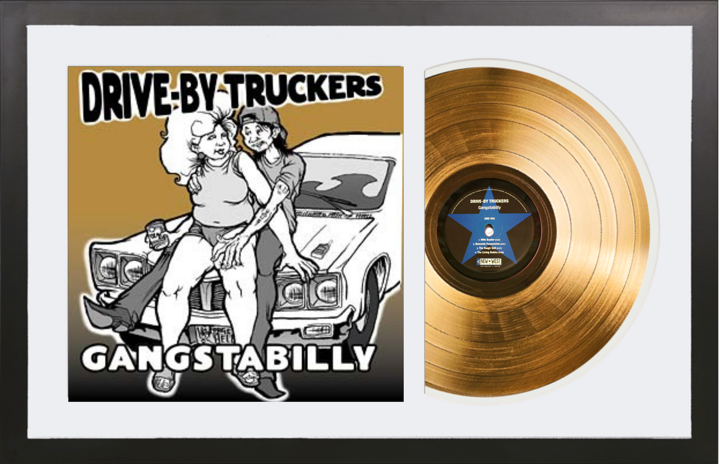 Drive-By Truckers - Gangstabilly - 14K Gold Framed Album
