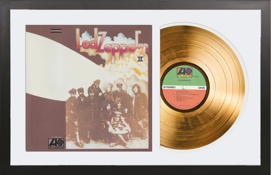 Led Zeppelin - Led Zeppelin II - 14K Gold Framed Album