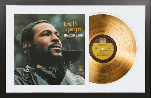 Marvin Gaye - What's Going On - 14K Gold Framed Album