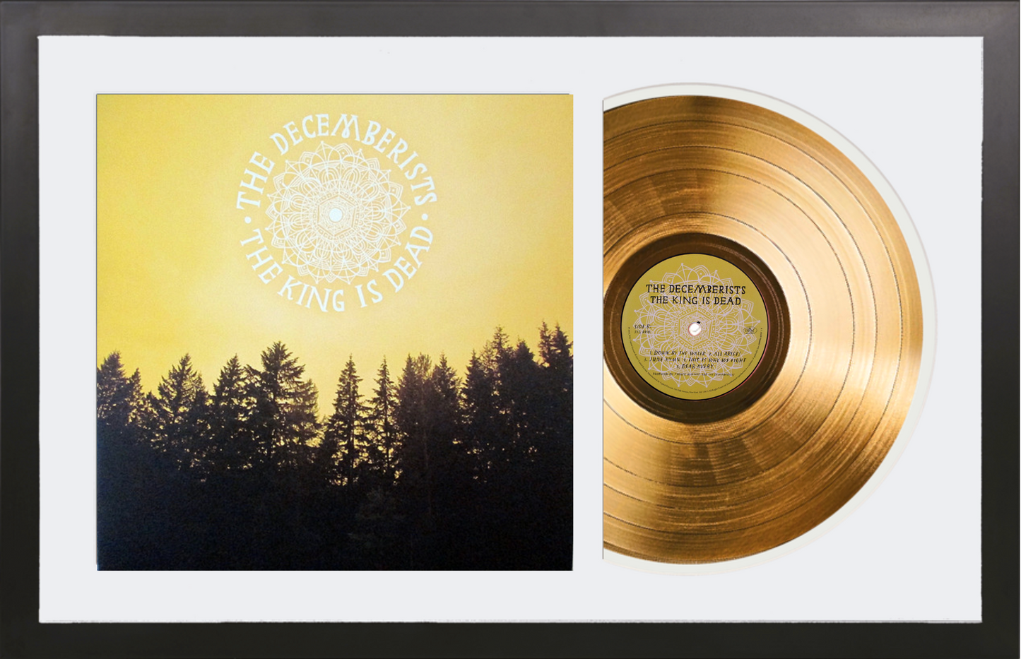 The Decemberists - Hazards Of Love - 14K Gold Framed Album