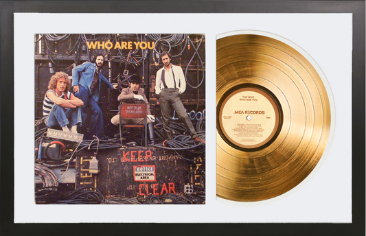 The Who - Who Are You - 14K Gold Framed Album