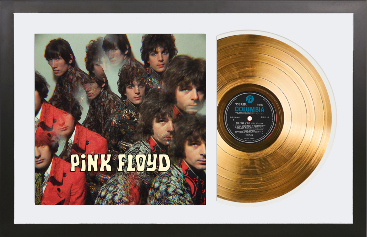 Pink Floyd - The Piper at the Gates of Dawn - 14K Gold Framed Album