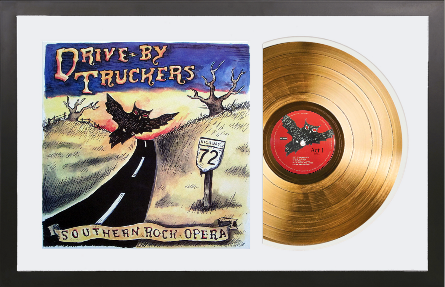 Drive-By Truckers - Southern Rock Opera - 14K Gold Framed Album