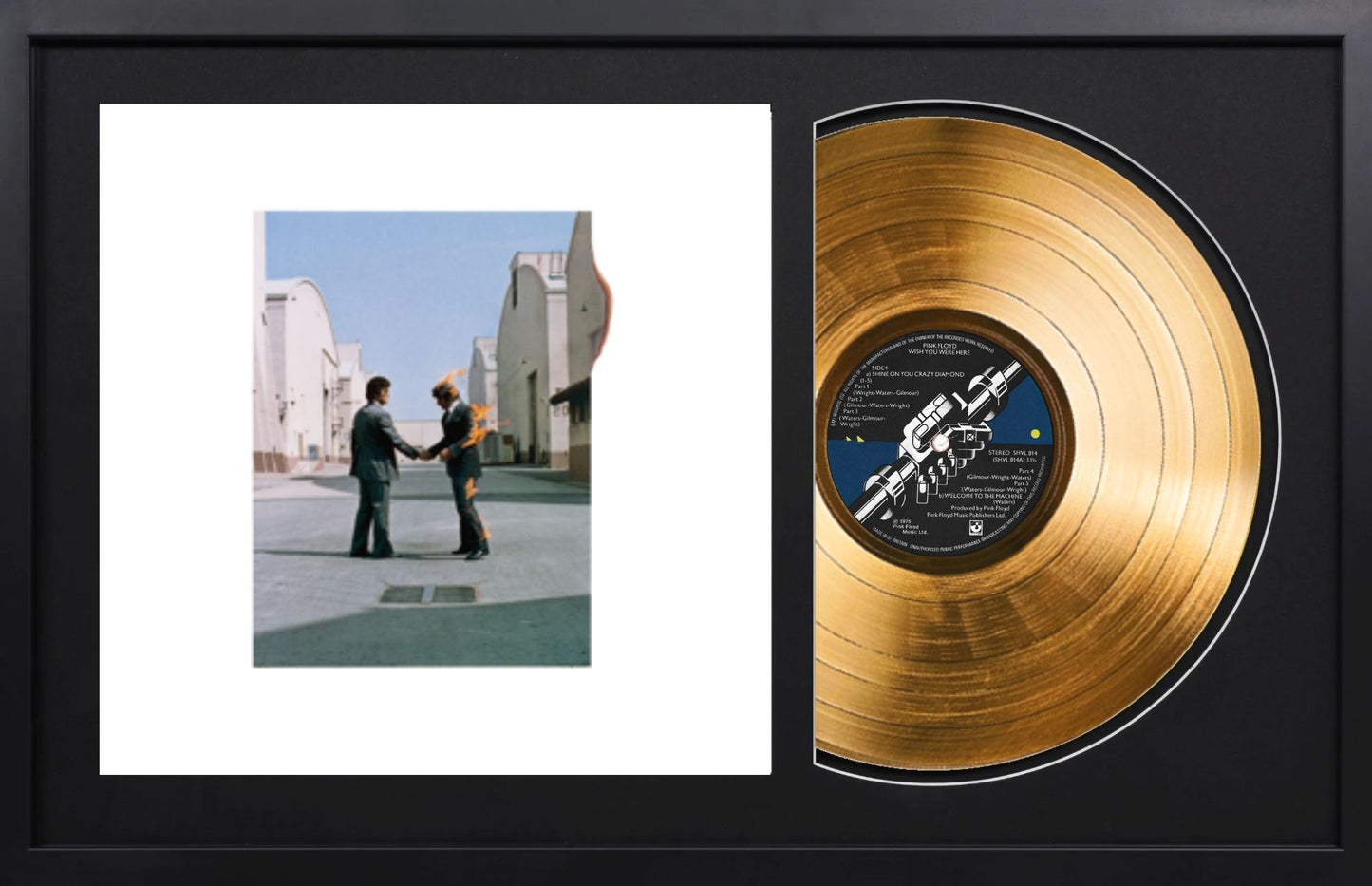 Pink Floyd - Wish You Were Here
- 14K Gold Framed Album