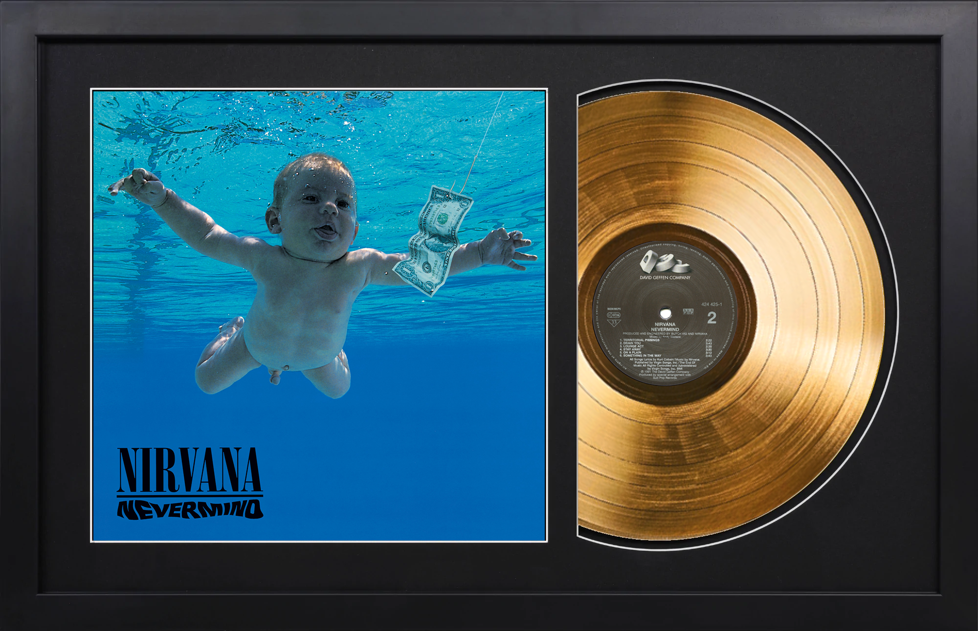 Nirvana - Nevermind - 24K Gold Plated, Limited Edition Album Nirvana - Nevermind - 24K Gold Plated, Limited Edition Album