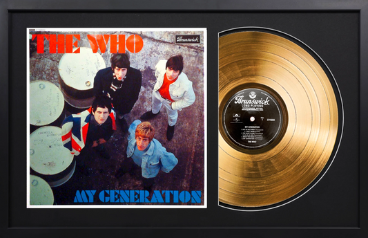 The Who - My Generation - 14K Gold Framed Album