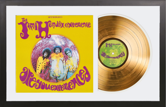 Jimi Hendrix - Are You Experienced - 14K Gold Framed Album