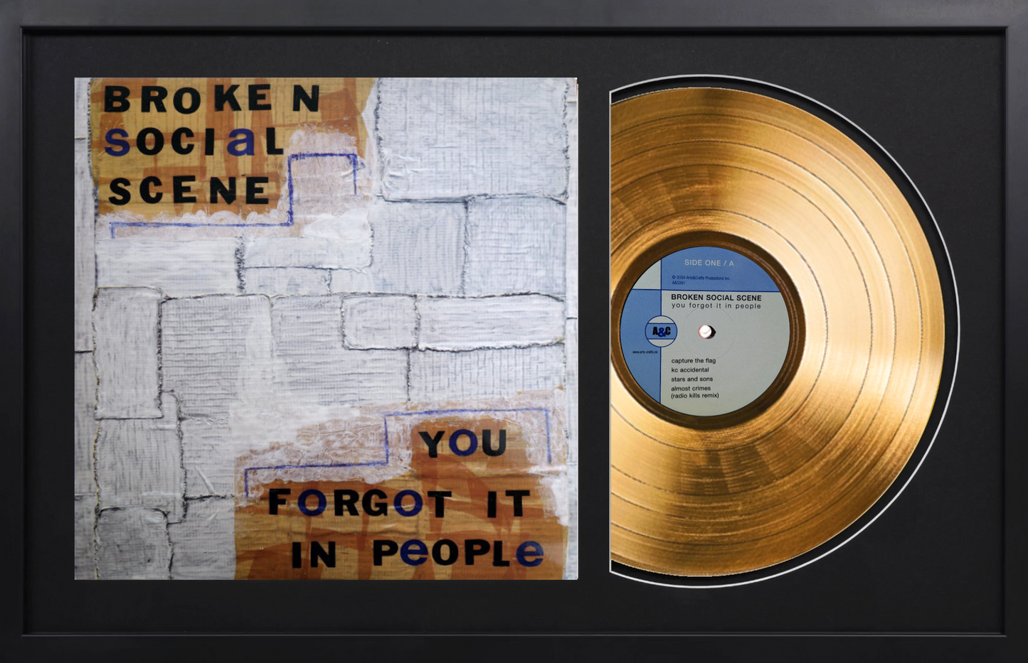 Broken Social Scene - You Forgot It in People - 14K Gold Plated Vinyl