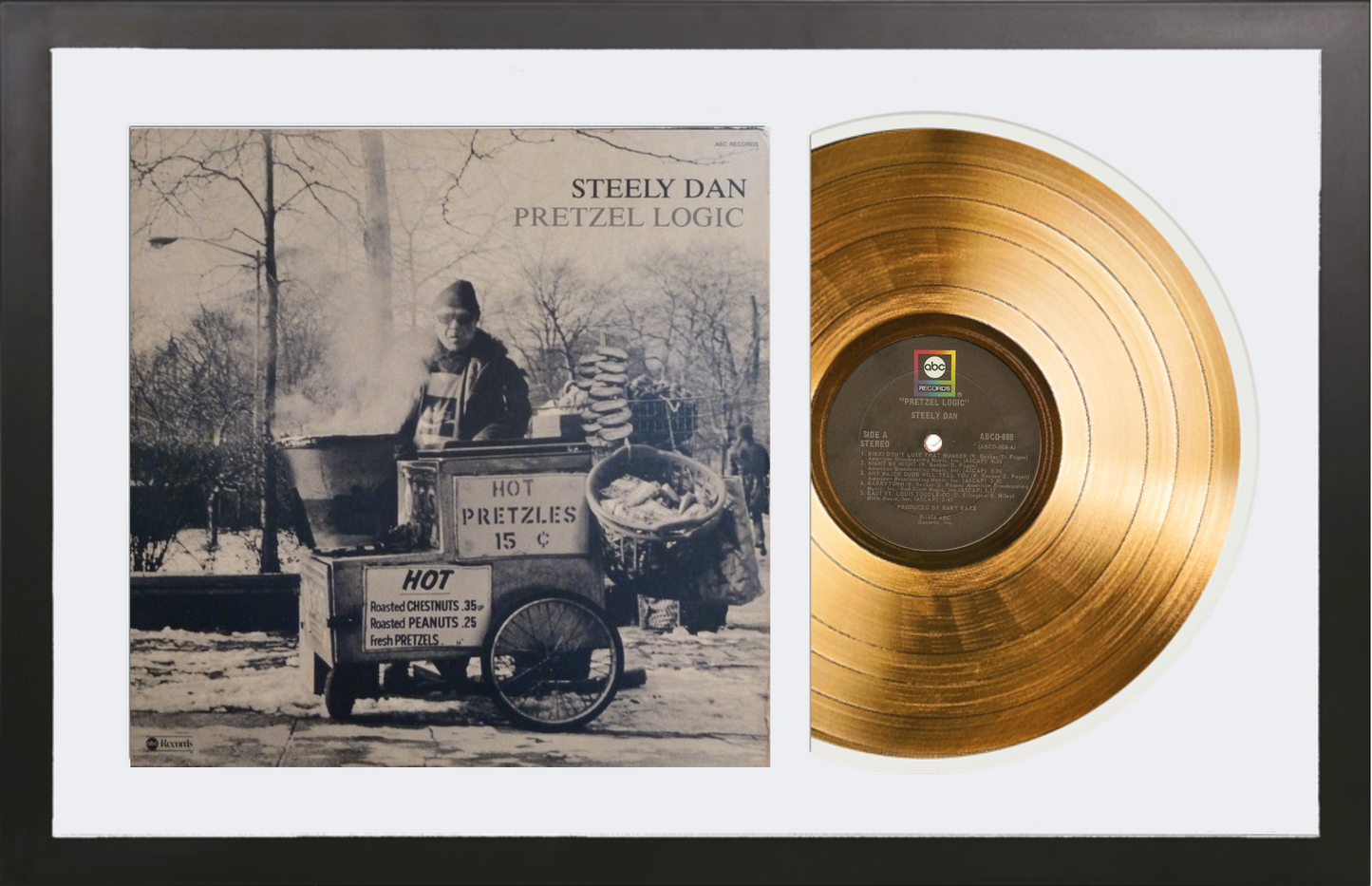 Steely Dan - Pretzel Logic - 24K Gold Framed Album