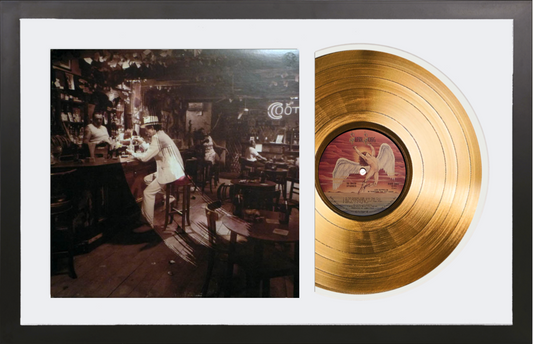 Led Zeppelin - In Through the out Door - 14K Gold Framed Album