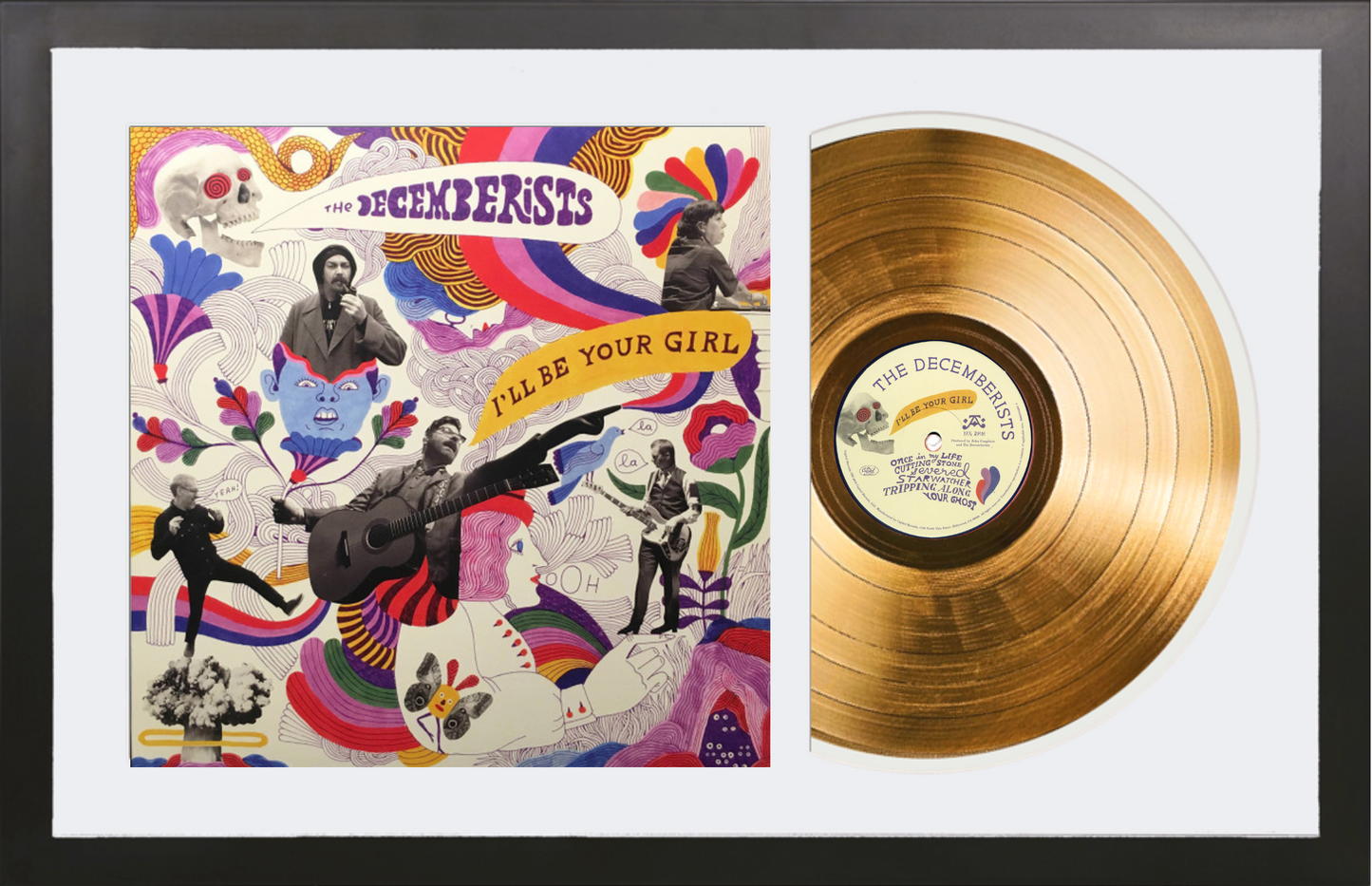 The Decemberists - I'll Be Your Girl - 14K Gold Framed Album