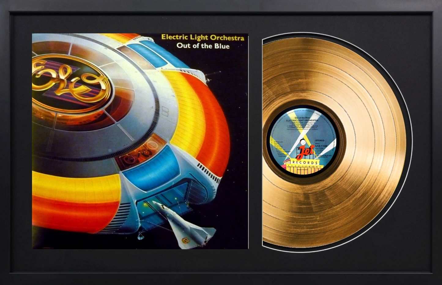 Electric Light Orchestra - Out of the Blue - 14K Gold Framed Album