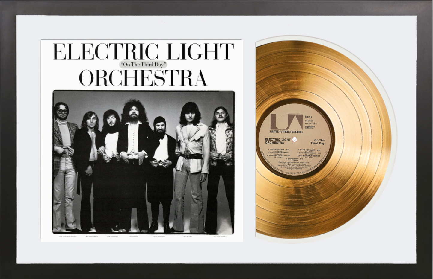 Electric Light Orchestra - On the Third Day - 14K Gold Framed Album