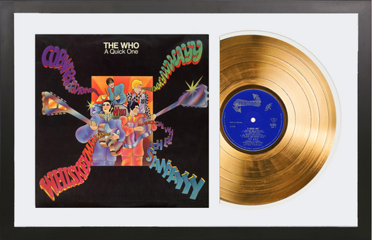 The Who - A Quick One - 14K Gold Framed Album