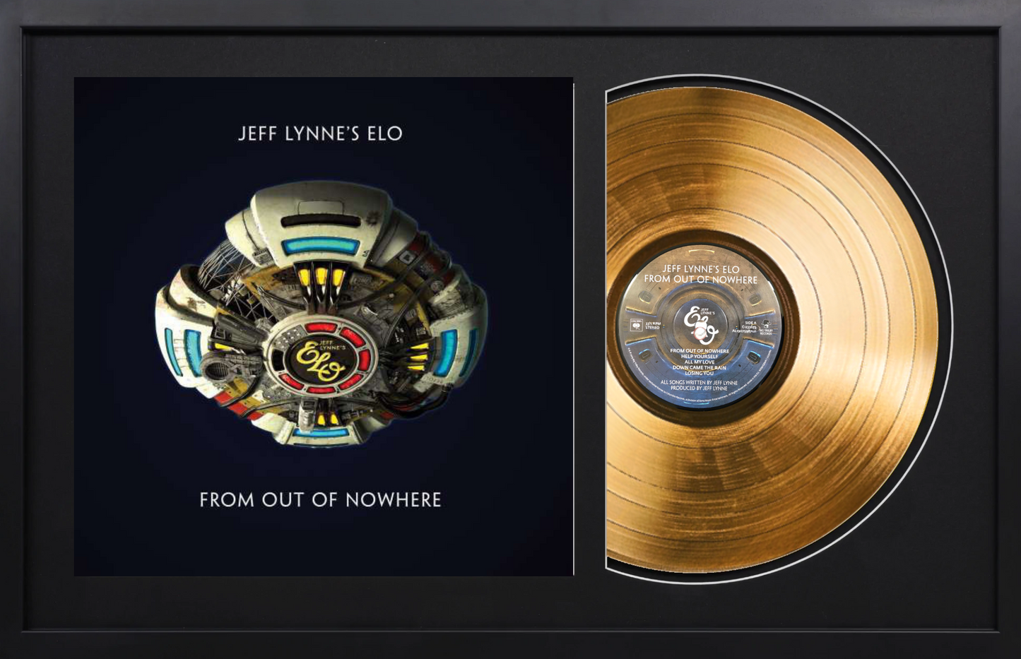 Electric Light Orchestra - From Out of Nowhere - 14K Gold Framed Album