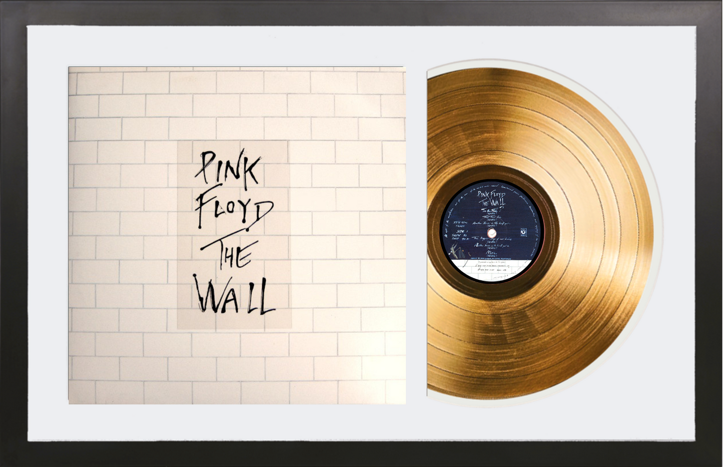 Pink Floyd - The Wall - 14K Gold Framed Album