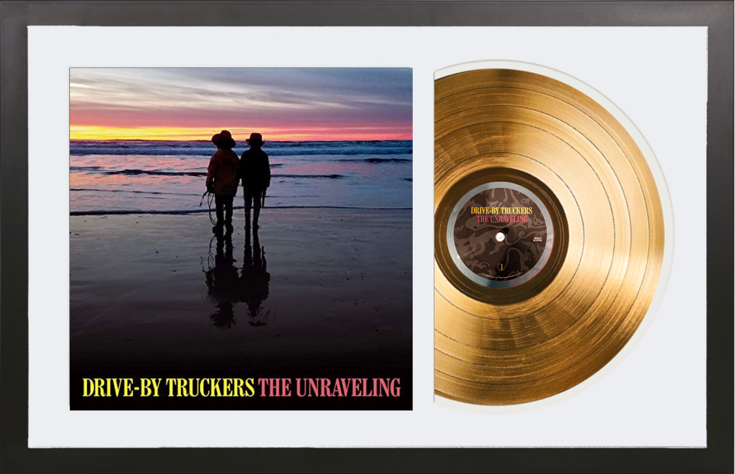 Drive-By Truckers - The Unraveling - 14K Gold Framed Album