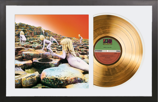Led Zeppelin - Houses of the Holy - 14K Gold Framed Album