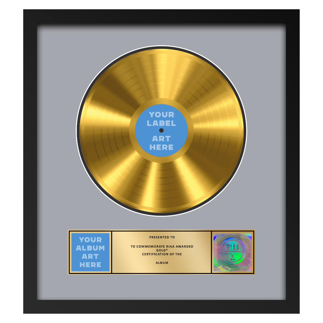 18"x20" RIAA Gold Award