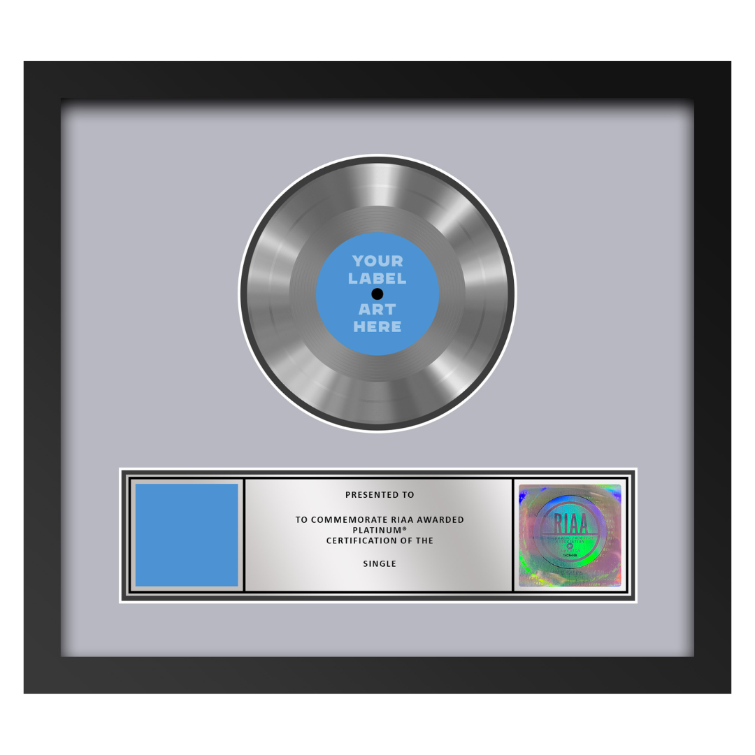 17"x15" RIAA Platinum Award