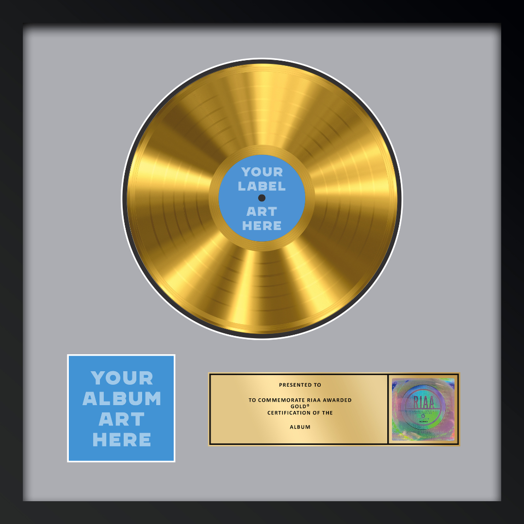 21"x21" RIAA Gold Award