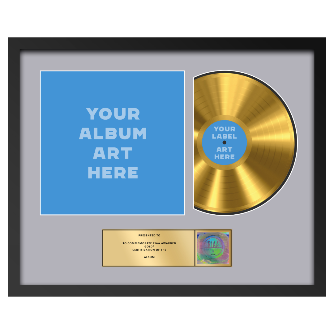 25"x20" RIAA Gold Award