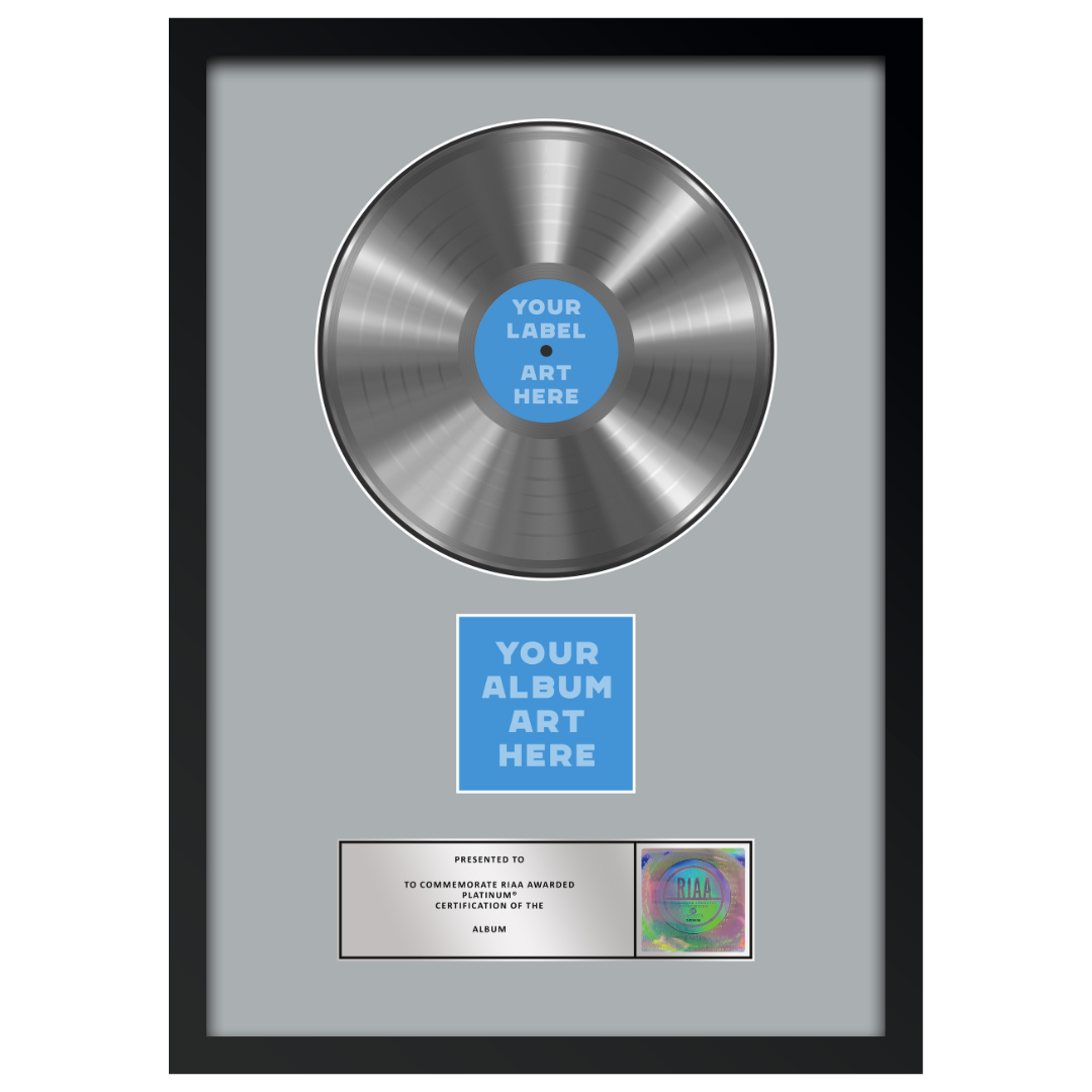 18"x26" RIAA Platinum Award