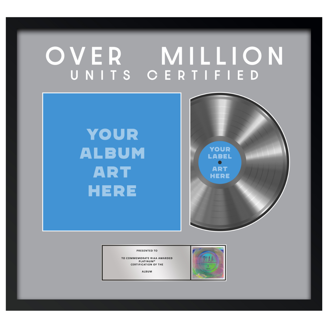 26"x24" RIAA Platinum Award